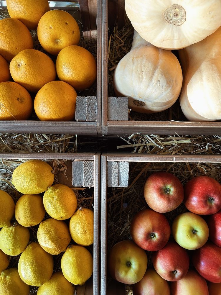 Фрукты и овощи