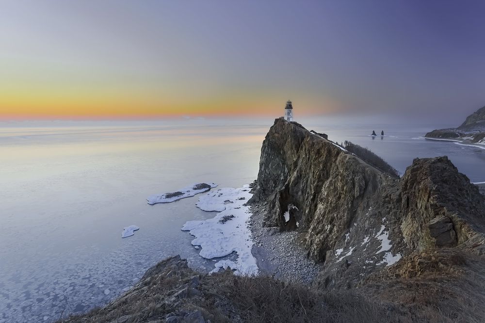 Рудная гавань, мыс Бринера. Восход...