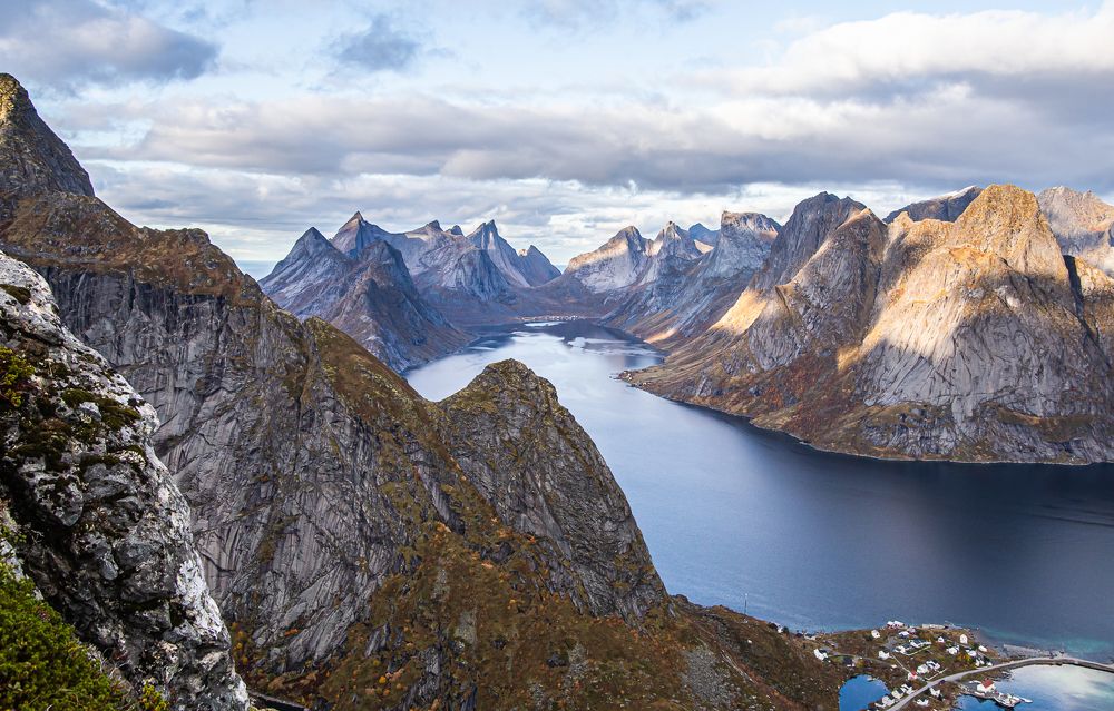 Breathtaking view from Reinebringen