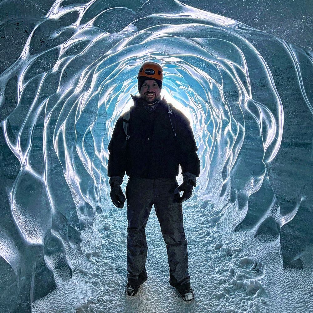 Into the ice cave