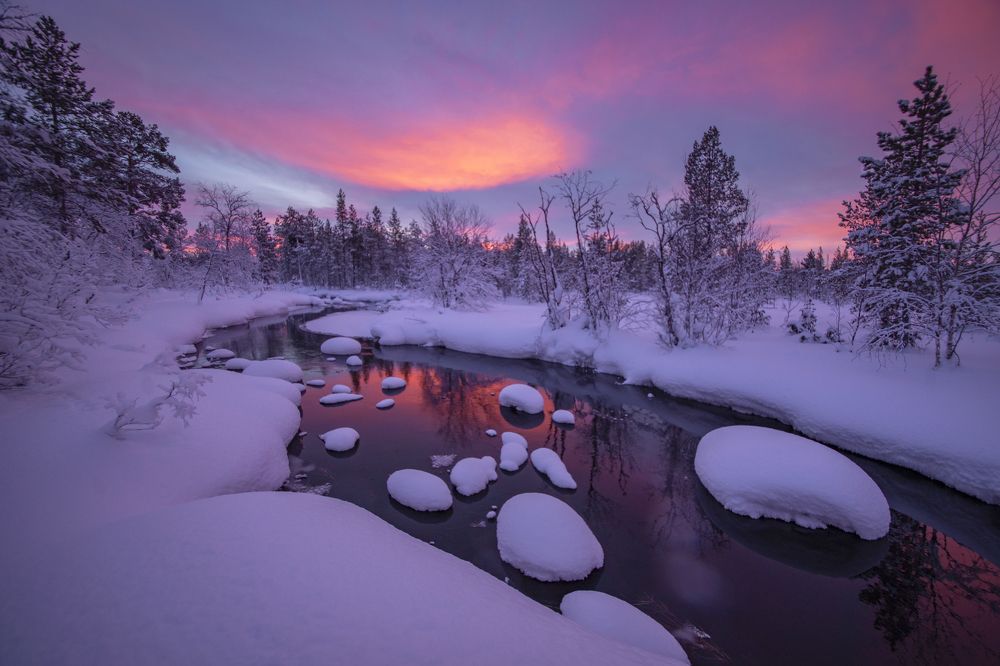 Зимний ручей