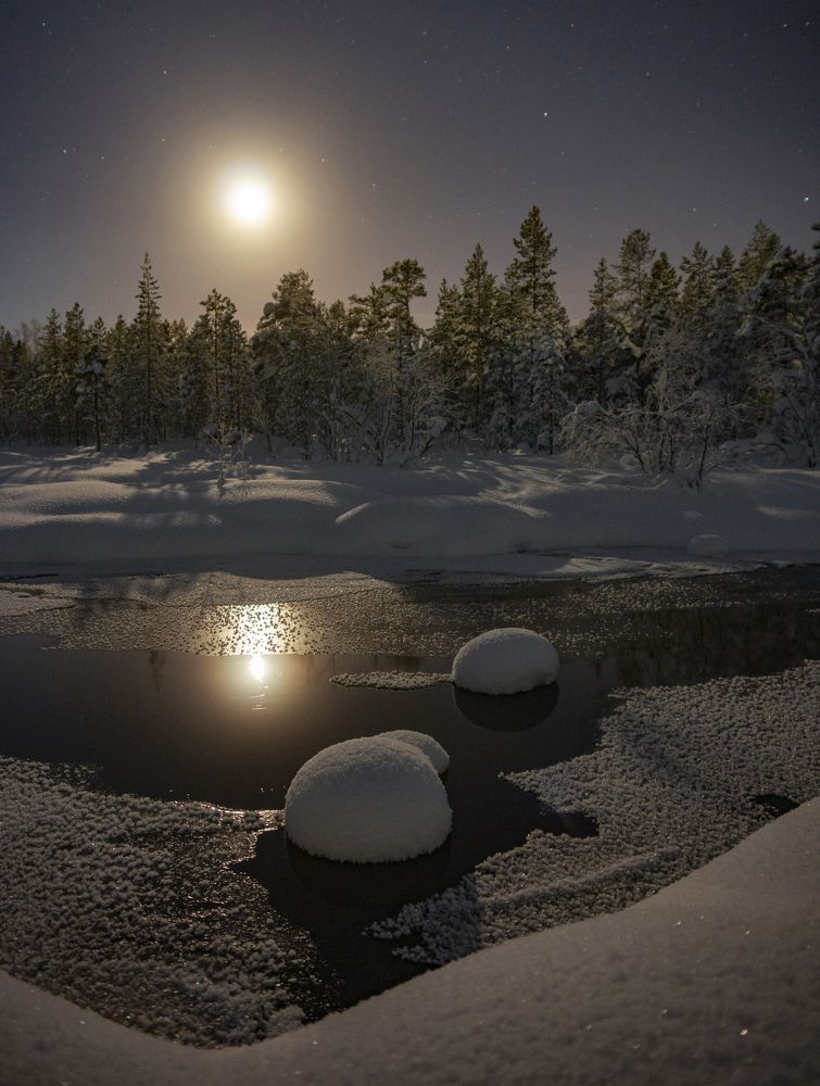Лунный свет полярной ночи