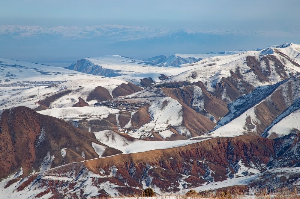 Зима в голубом