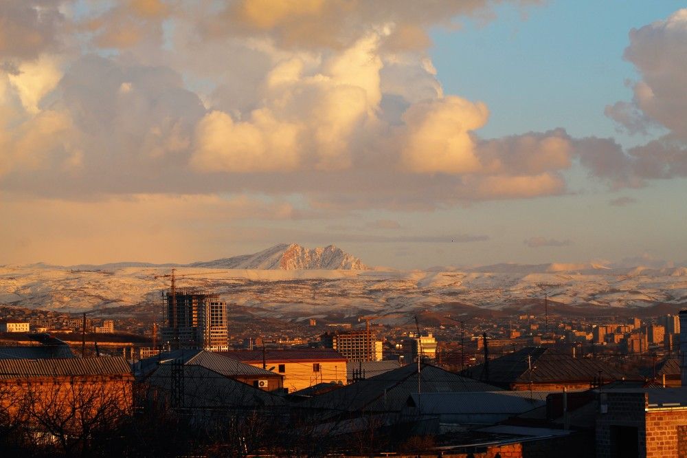 Зимний прекрасный солнечный день