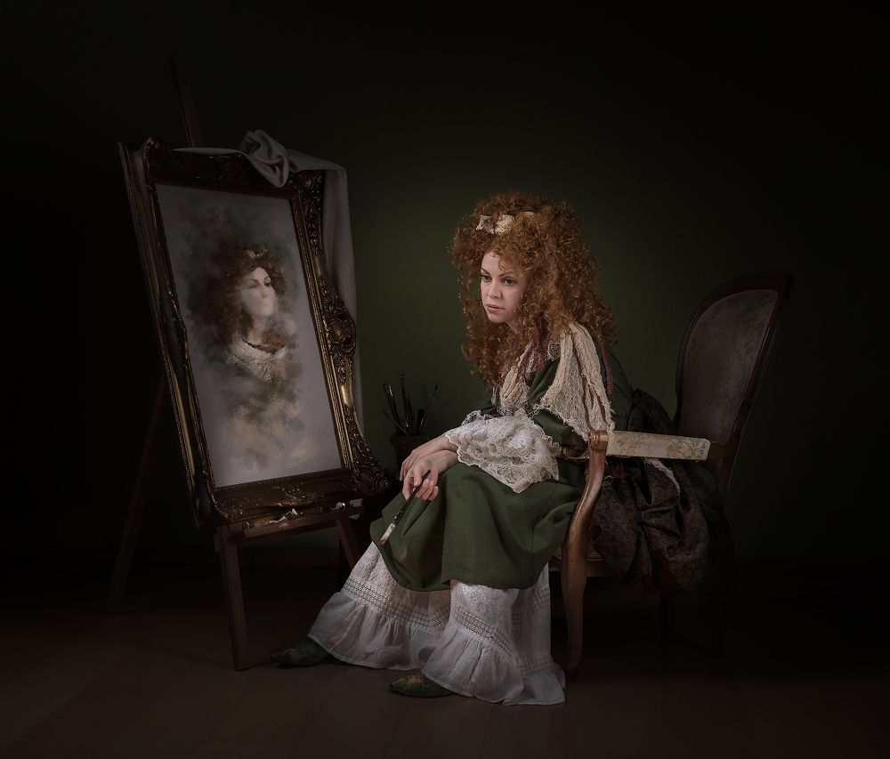 Молодая художница