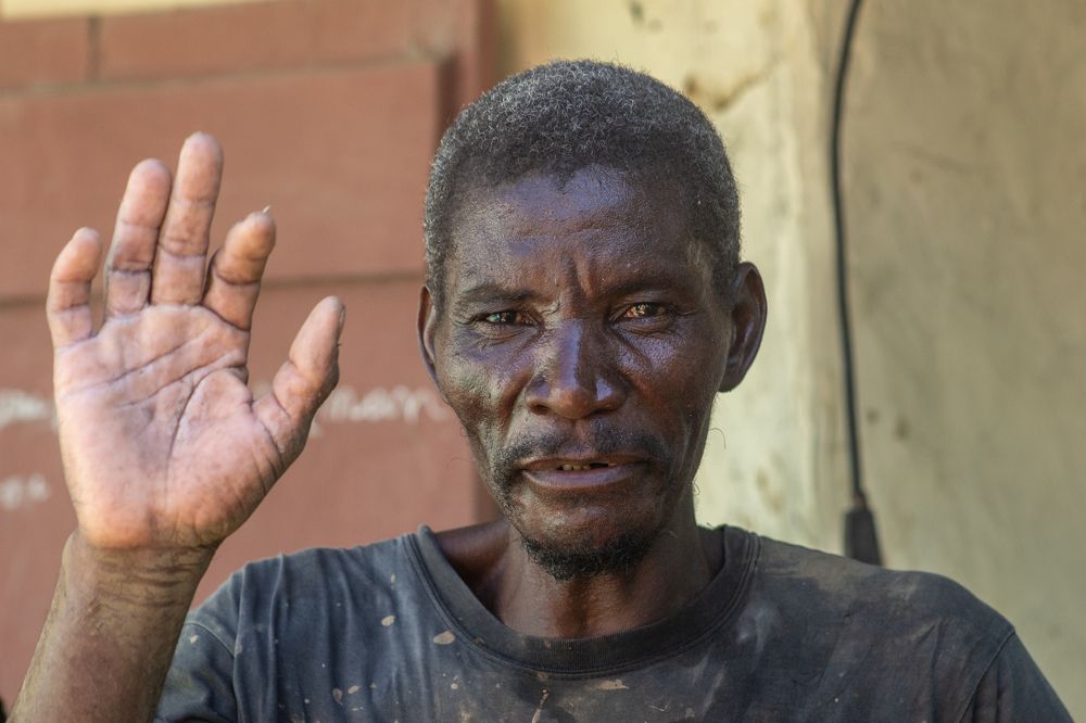 Photo portrait of a Haitian peasant