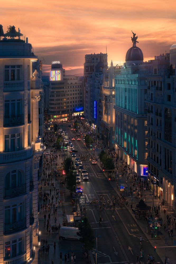 A summer day in Madrid