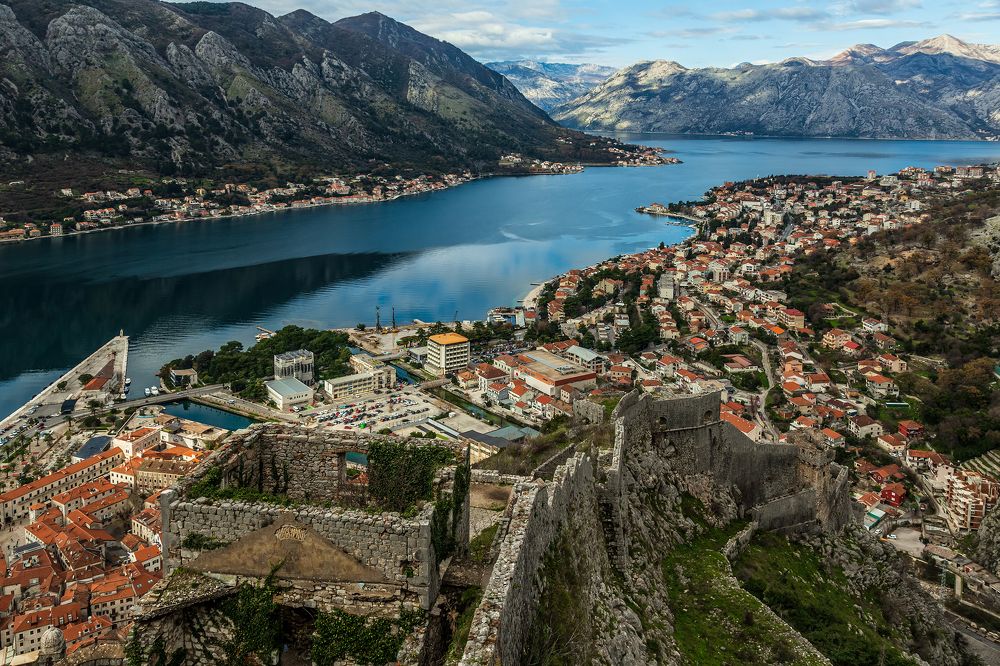 View of Kotor from the fortress | Вид на Котор с крепости. 2023