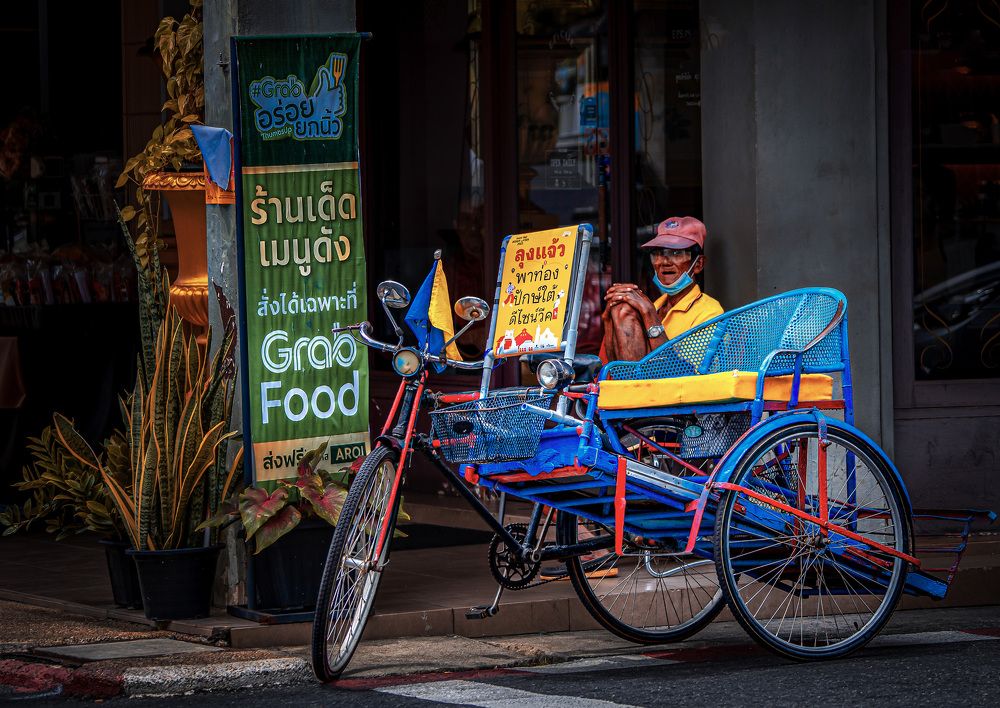 TRADITIONAL THREE WHEELS IN SONGKLHA OLDTOWN