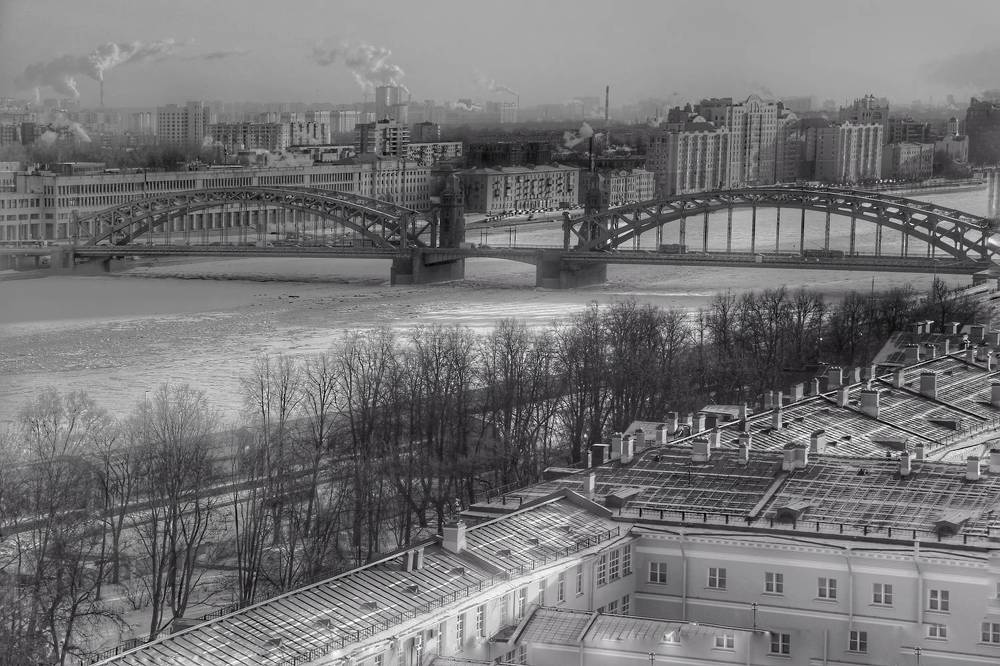 Зимний рассвет.