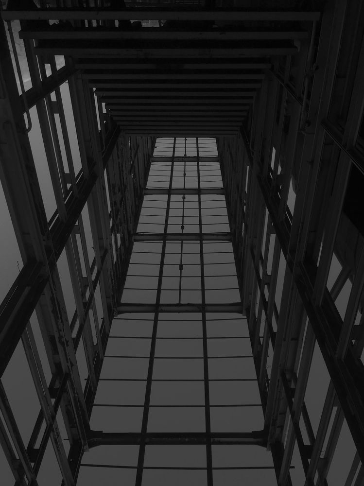 Go up the stairs