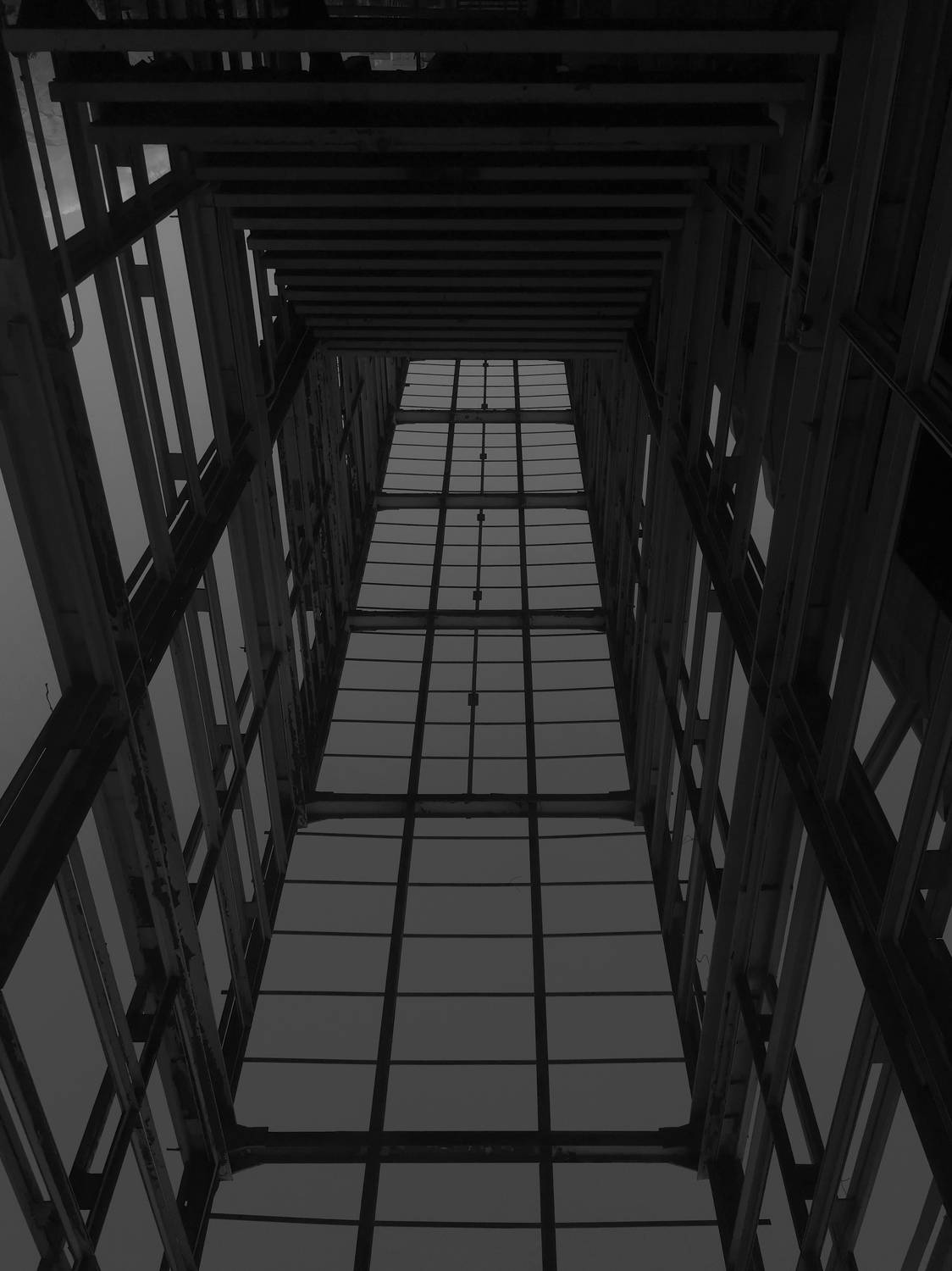 Go up the stairs