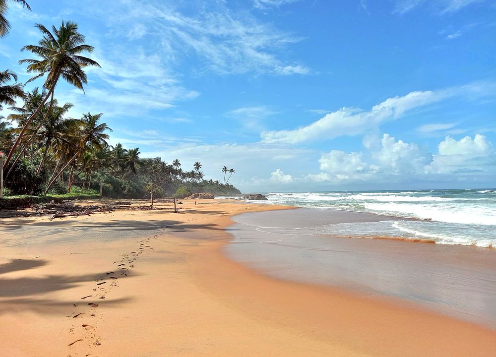 Следы на небе и на песке