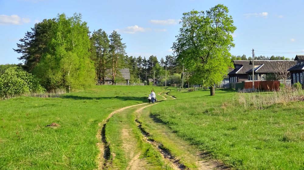 Весна в деревне Конюково