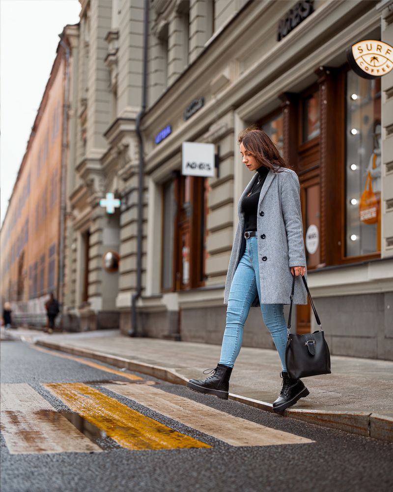 En las calles de la capital.