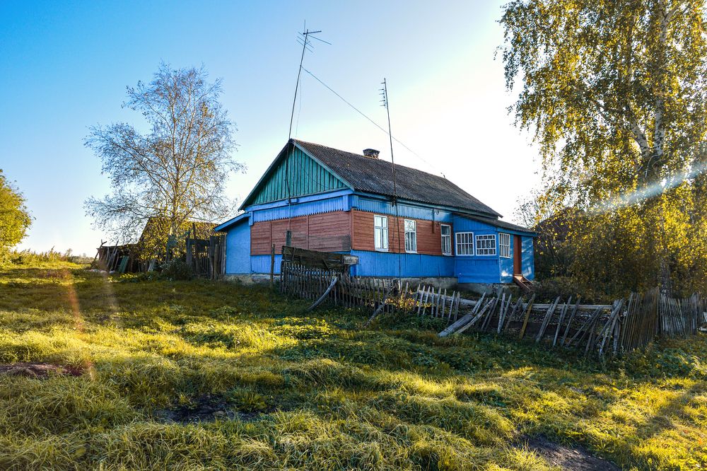 Дом в Русской деревни. A house in a Russian village.