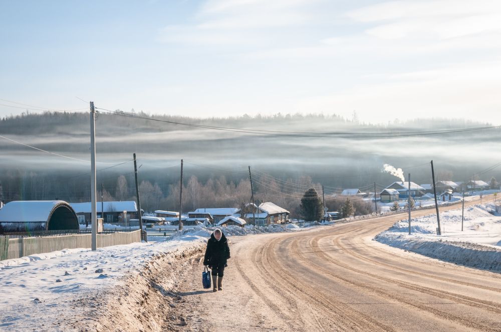 Shapkino. Krasnoyarsk region, Russia