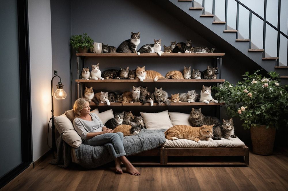 Сила и независимость. И любовь к кошкам.