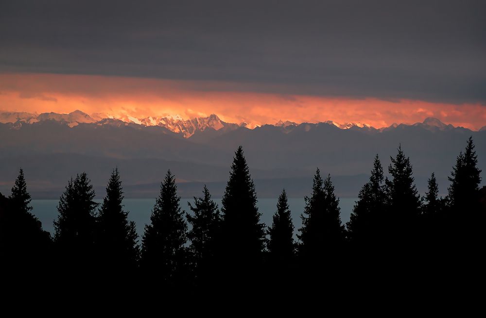 Иссык-Куль, закат