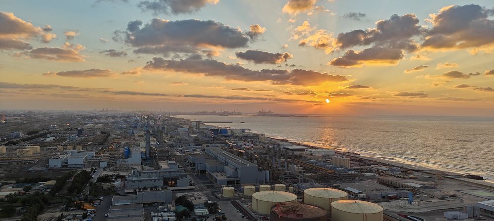 В лучах заката