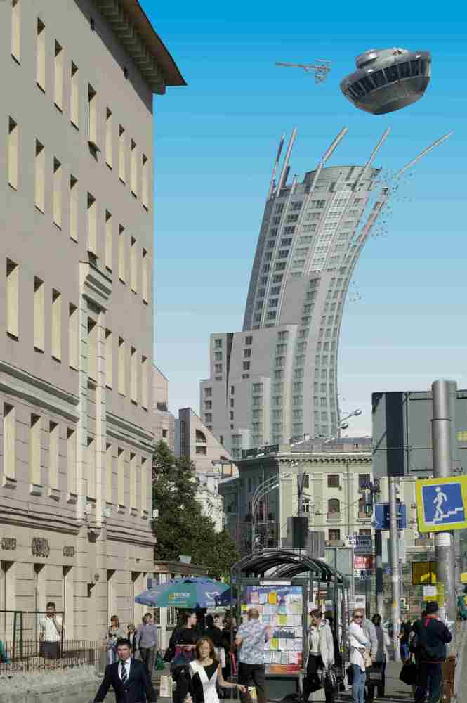 Старт летающей тарелки