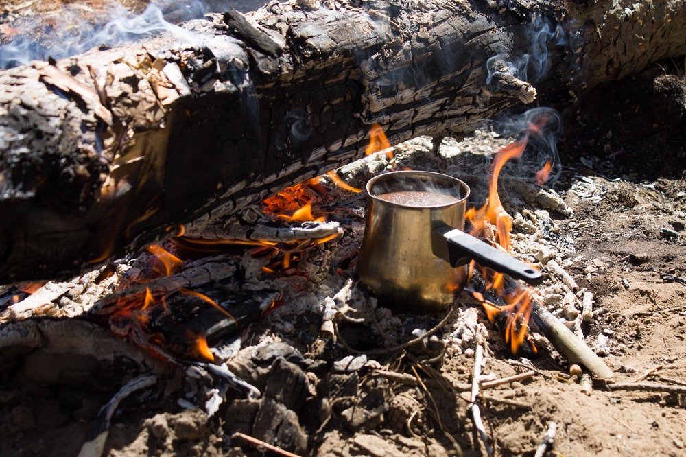 Кофе в лесу