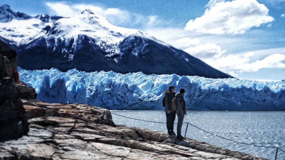 The majestic glacier