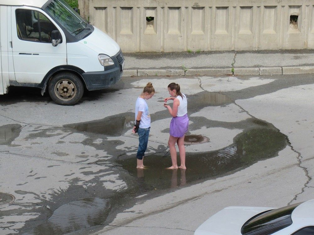 А просто летний дождь прошёл