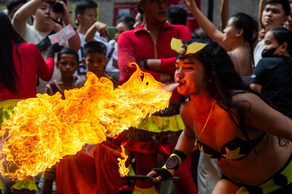 Darna breathing fire