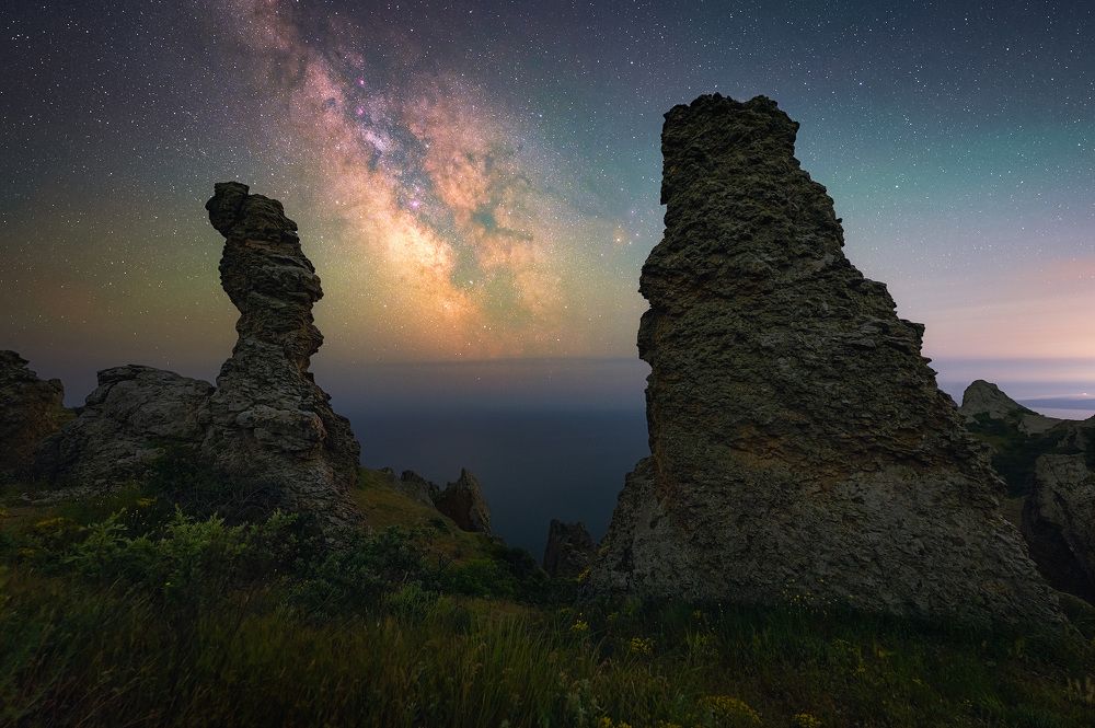 Базальтовые столбы.