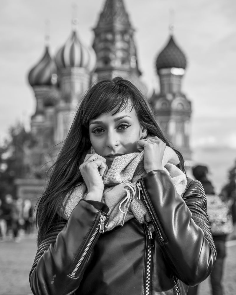 Sara Panero en Moscú