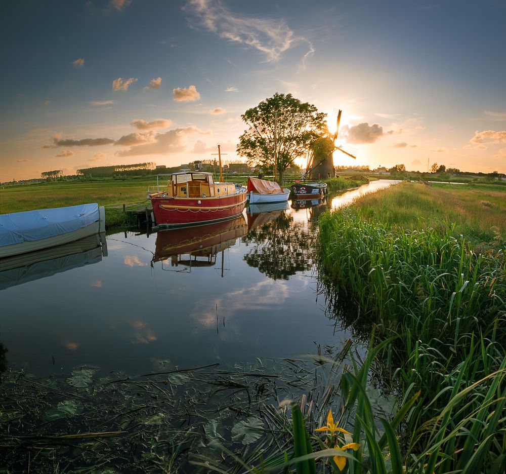 Вечерняя тишь (панорамный вариант)