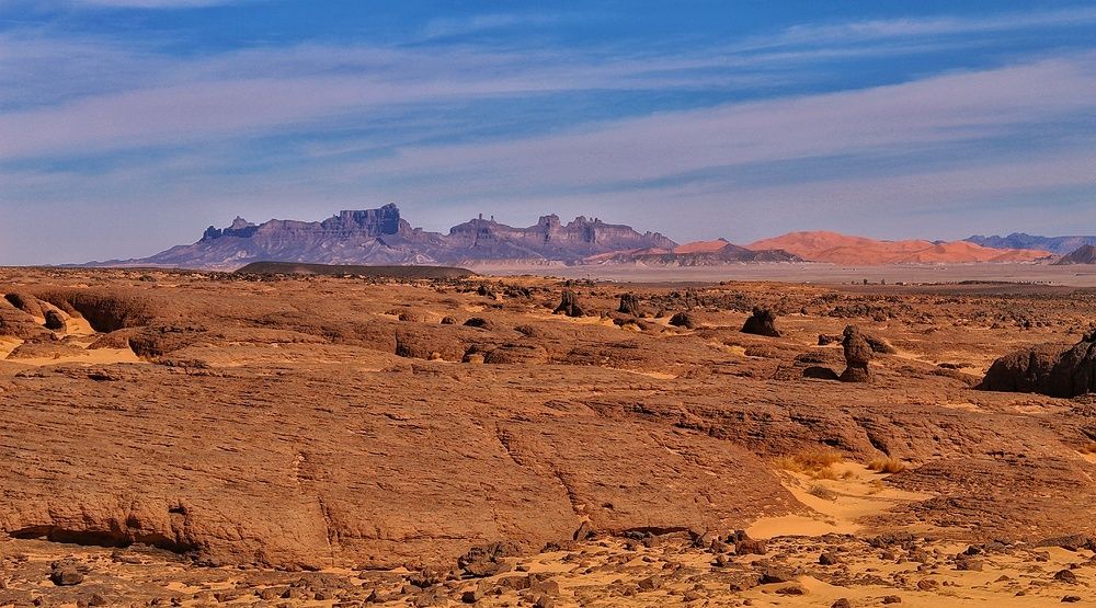 تضاريس مدينة غات ليبيا