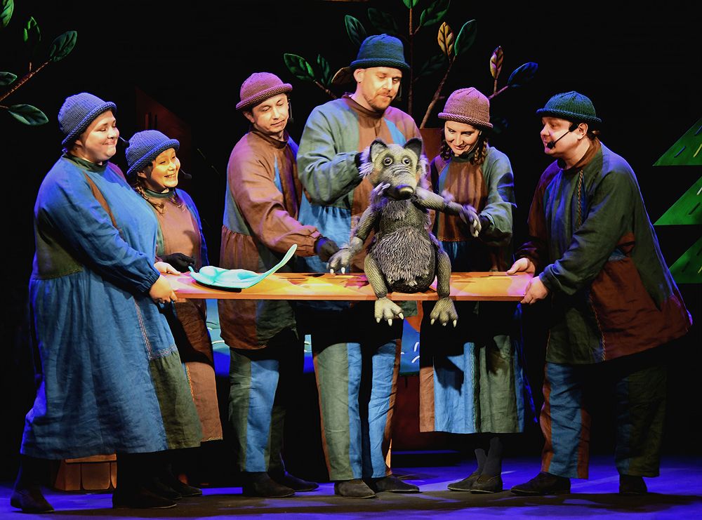 Трудно волку в сказке