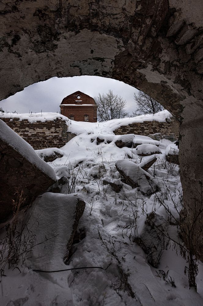 Руины пивного замка.