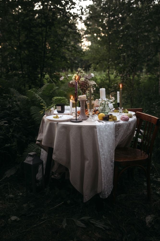 Ужин в лесу