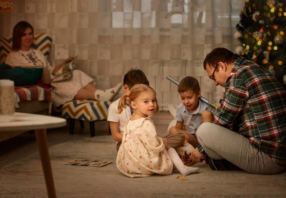 Уютным зимним вечером