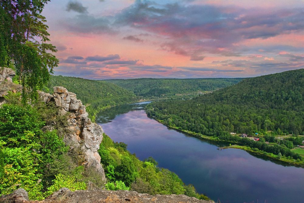 Красные скалы. Республика Башкортостан