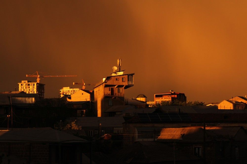 Оранжевый закат