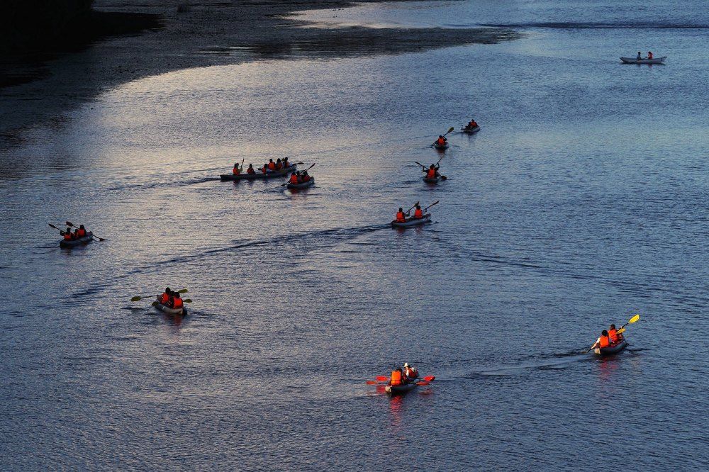 Тренировка в предзакатный час