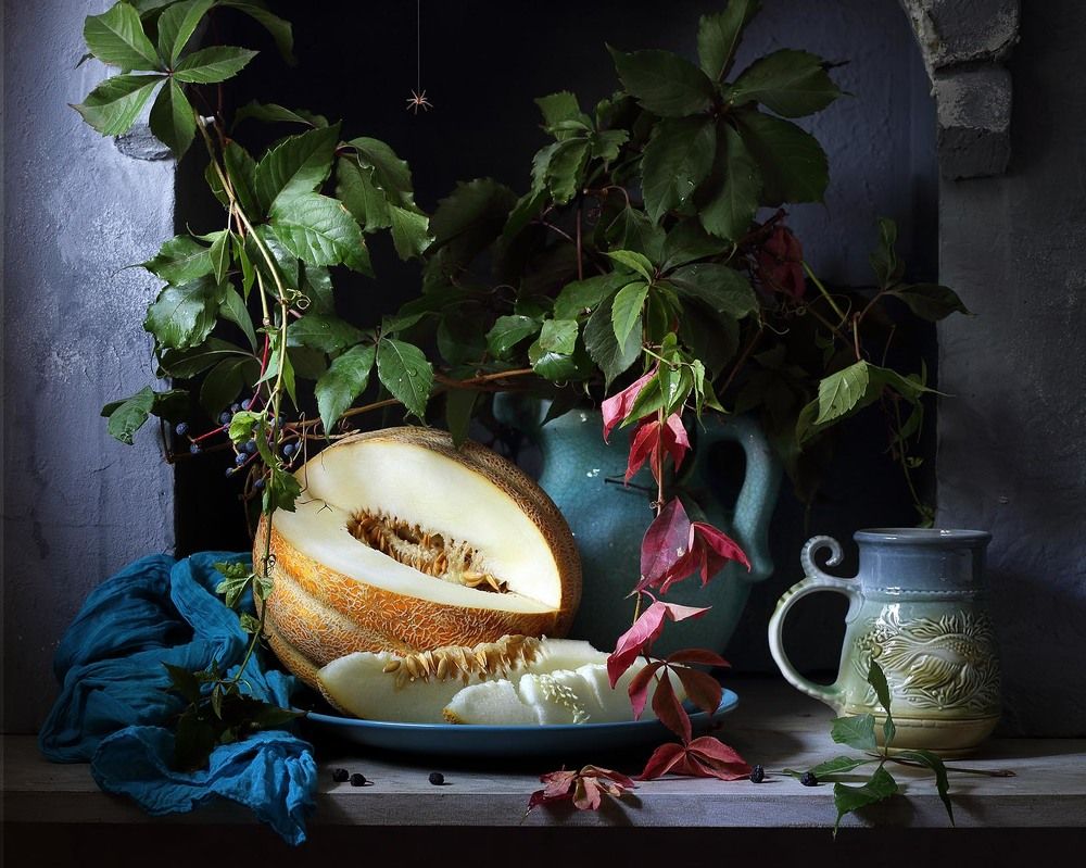 Спелая дыня.