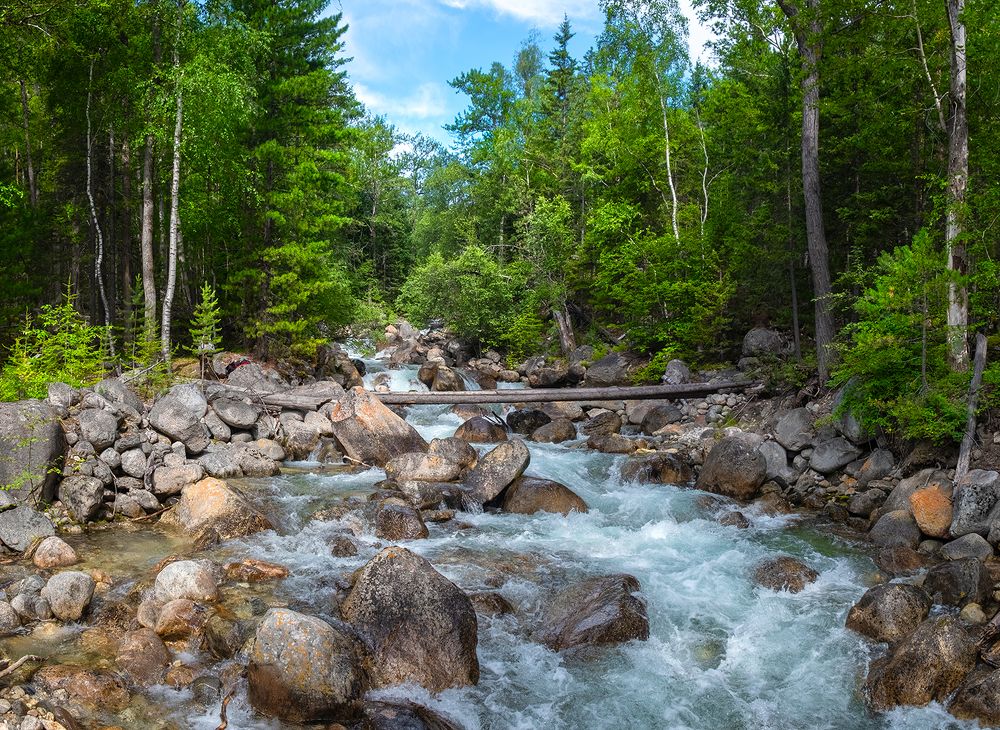 У переправы