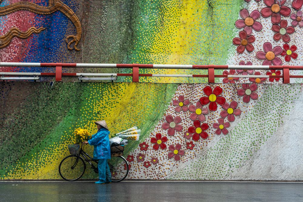The Colorful Flower Mosaic