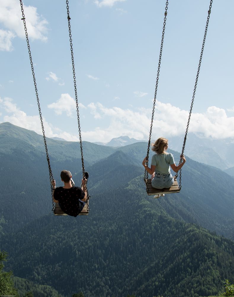 Heavenly swing.