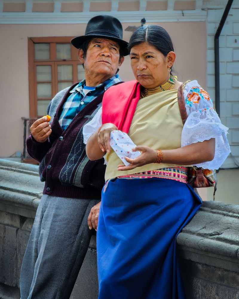 Faces of Quito old town