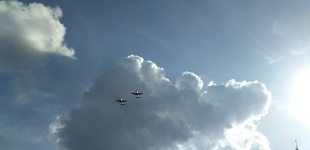 Apresentação de vôo da força Aérea do Brasil