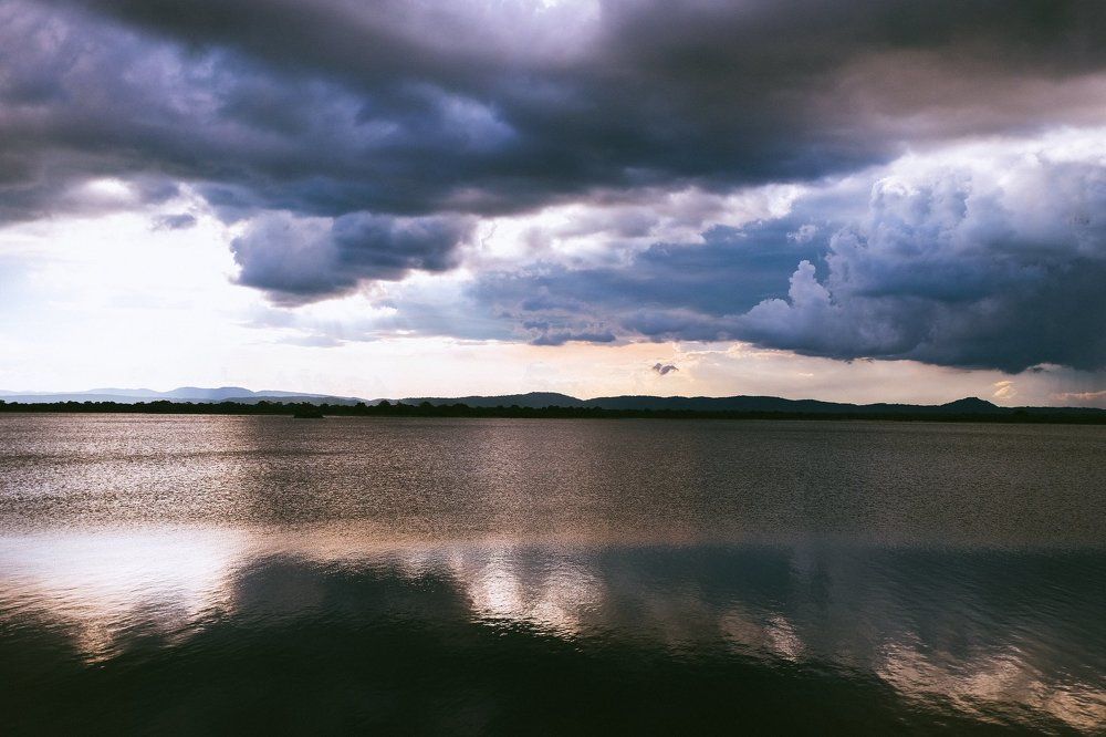 озеро Parakrama Samudra (Srilanka)