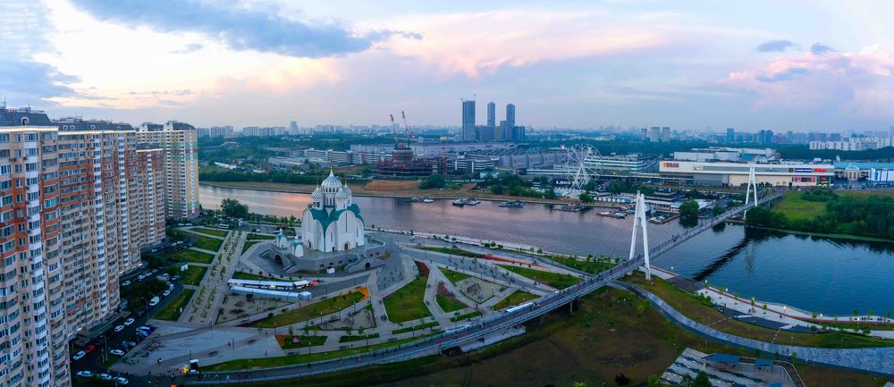 Красногорск с высоты птичьего полёта