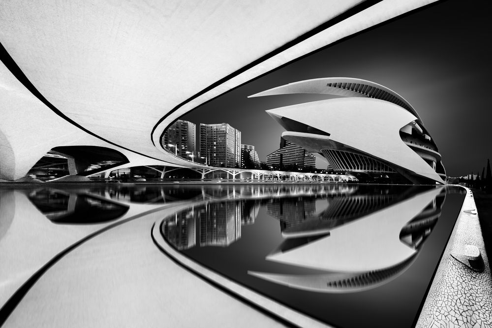 Monochrome Majesty: Capturing Queen Sofia Palace of Arts