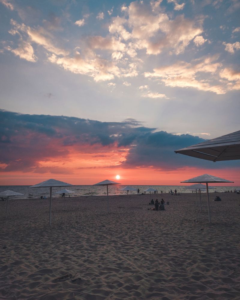 Янтарный закат